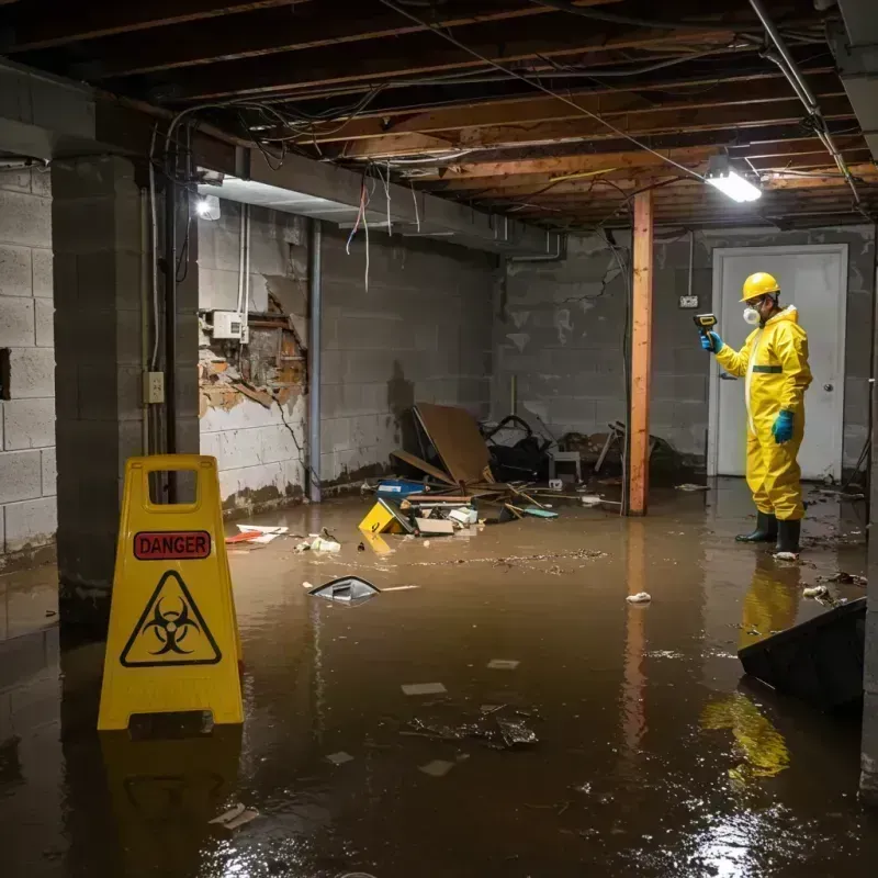 Flooded Basement Electrical Hazard in Gilcrest, CO Property